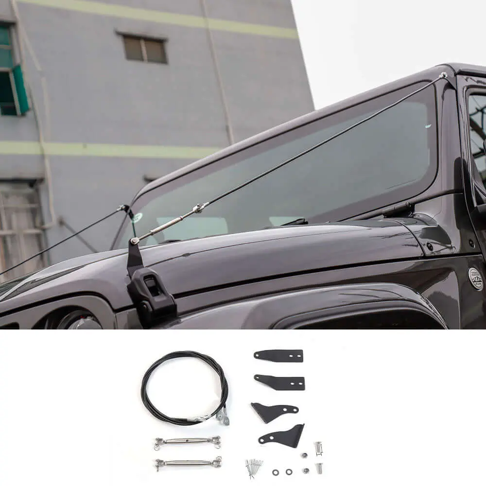 For 2018+ Jeep Wrangler JL JLU & Gladiator JT Adjustable Limb Riser Kit Black