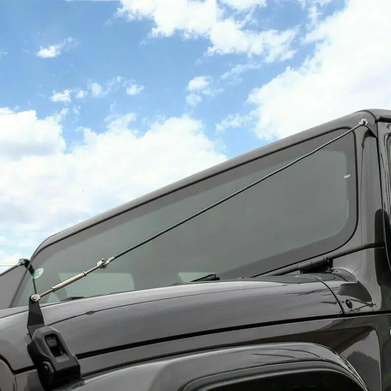 For 2018+ Jeep Wrangler JL JLU & Gladiator JT Adjustable Limb Riser Kit Black - Image 3