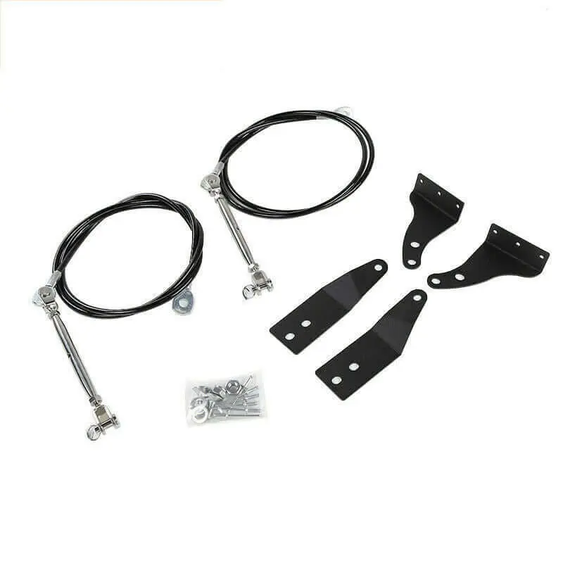 For 2018+ Jeep Wrangler JL JLU & Gladiator JT Adjustable Limb Riser Kit Black - Image 8