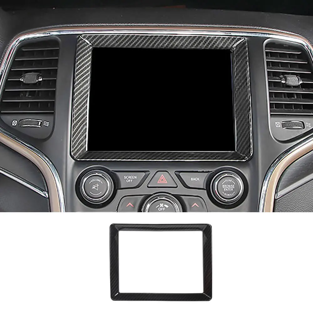 For 2014-2018 Jeep Grand Cherokee WK2 8.4inch Front Center Console GPS Decoration Frame Trim