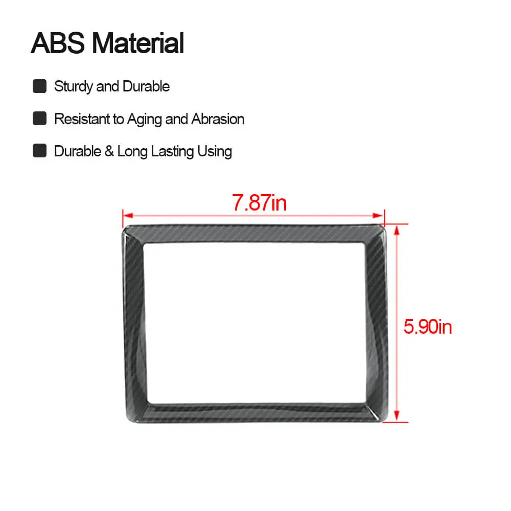 For 2014-2018 Jeep Grand Cherokee WK2 8.4inch Front Center Console GPS Decoration Frame Trim - Image 7