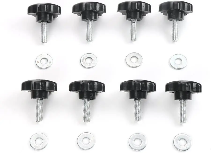 For Jeep Wrangler JK JKU JL JLU TJ 2-Door Hardtop Quick Removal Bolts Thumb Screws - Image 5
