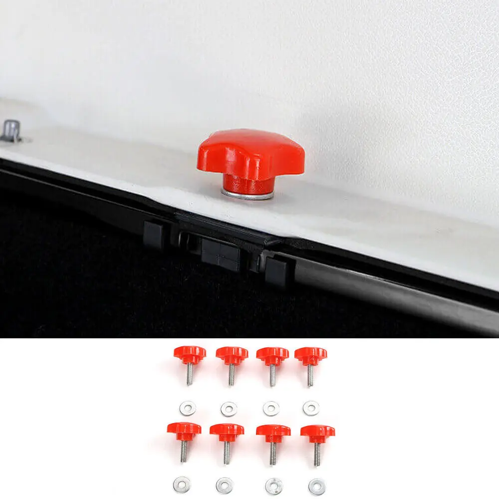 For Jeep Wrangler JK JKU JL JLU TJ 2-Door Hardtop Quick Removal Bolts Thumb Screws - Image 7