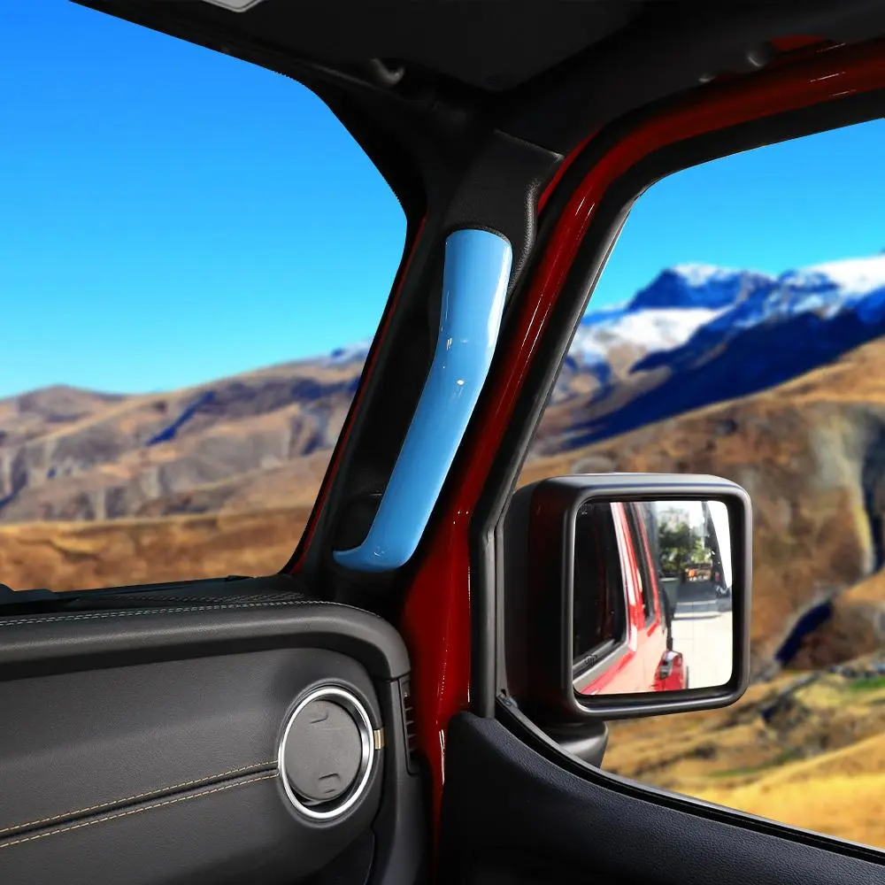 For 2024+ Jeep Wrangler JL/Gladiator JT A&B Pillar Grab Handles Cover Trim - Image 3