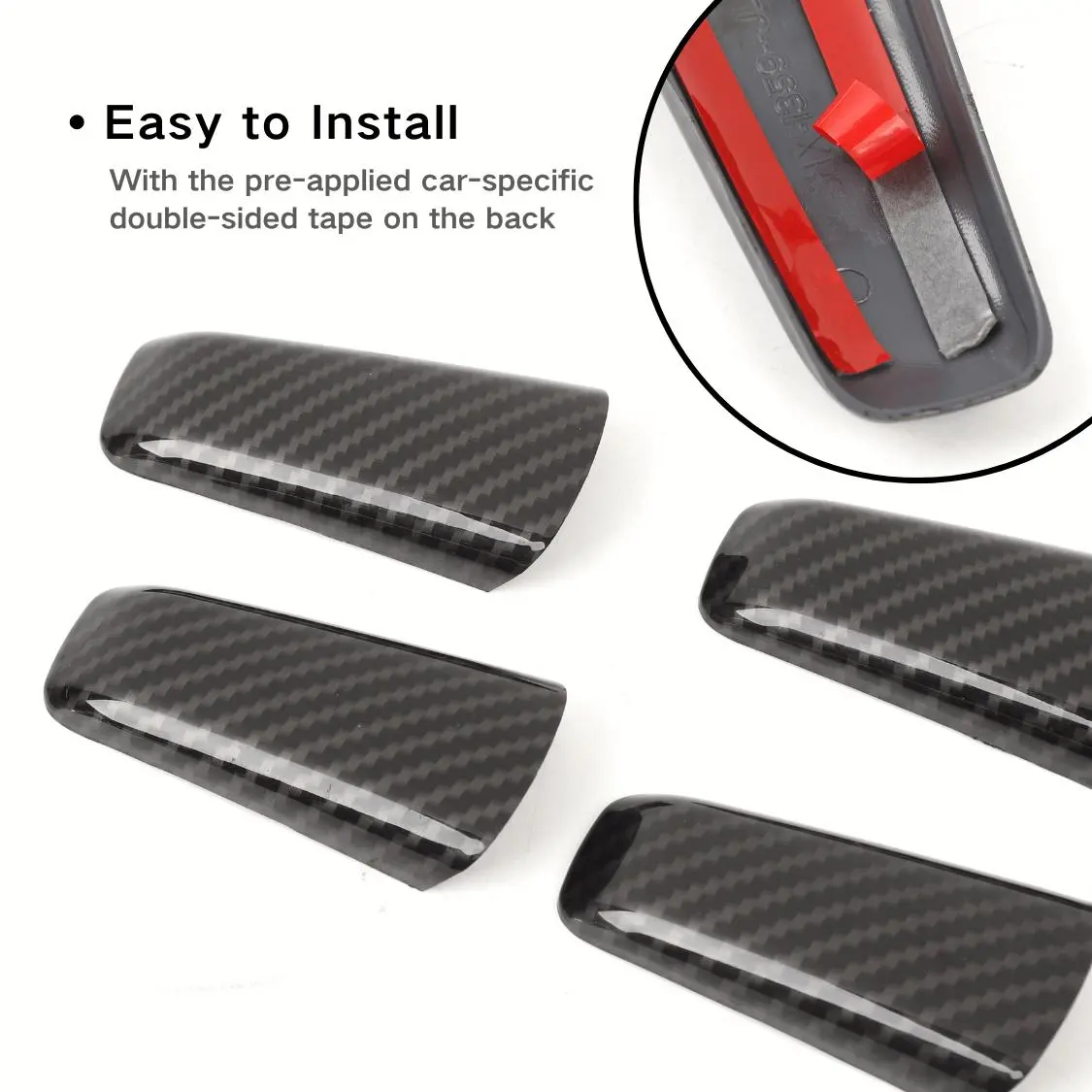 For 2018-2023 Jeep Wrangler JLU & Gladiator JT 4-Door A&B Pillar Grab Handles Accent Trim Cover - Image 6