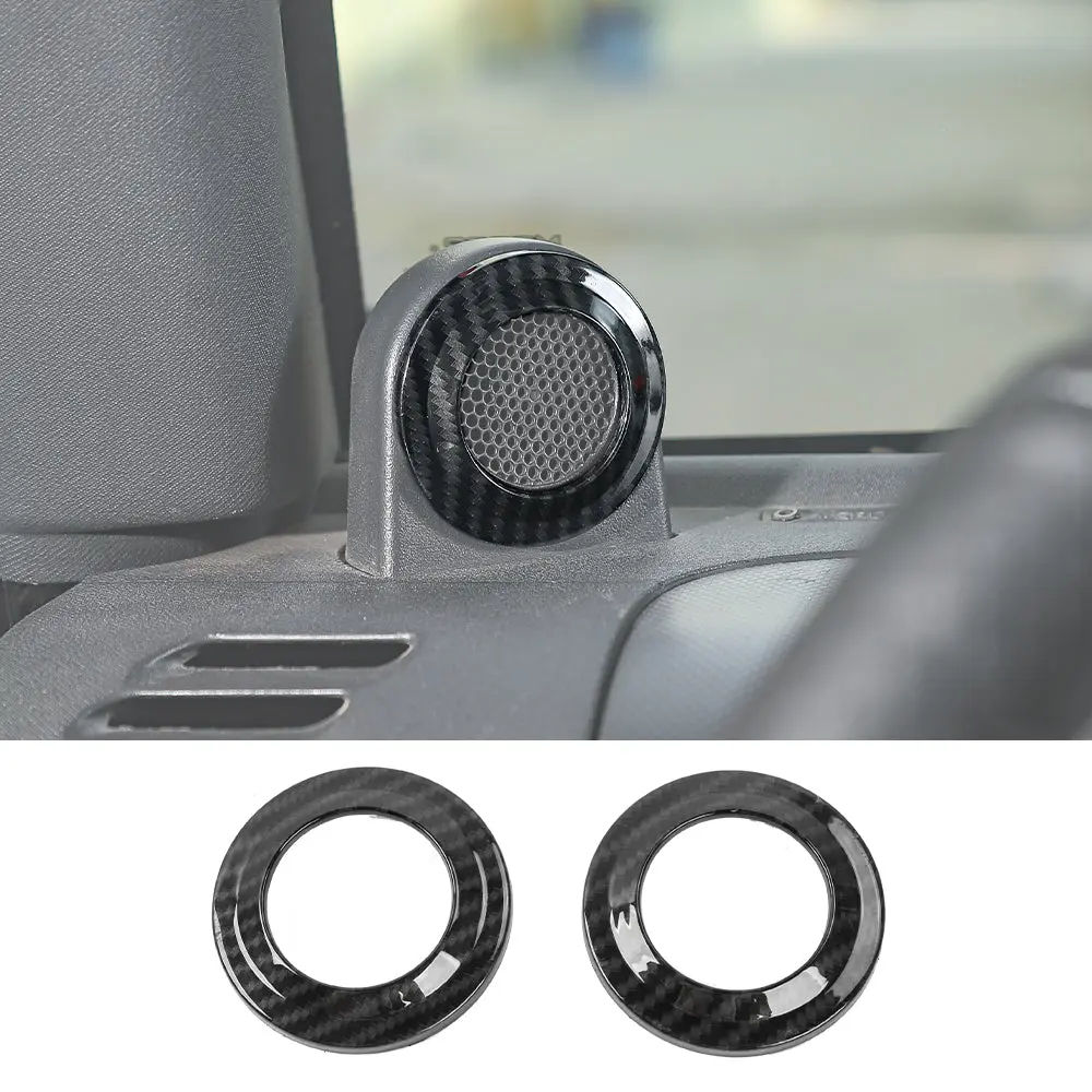 For 2007-2014 Jeep Wrangler JK JKU A-Pillar Speaker Ring Cover Trim