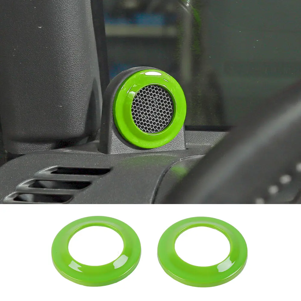 For 2007-2014 Jeep Wrangler JK JKU A-Pillar Speaker Ring Cover Trim - Image 11