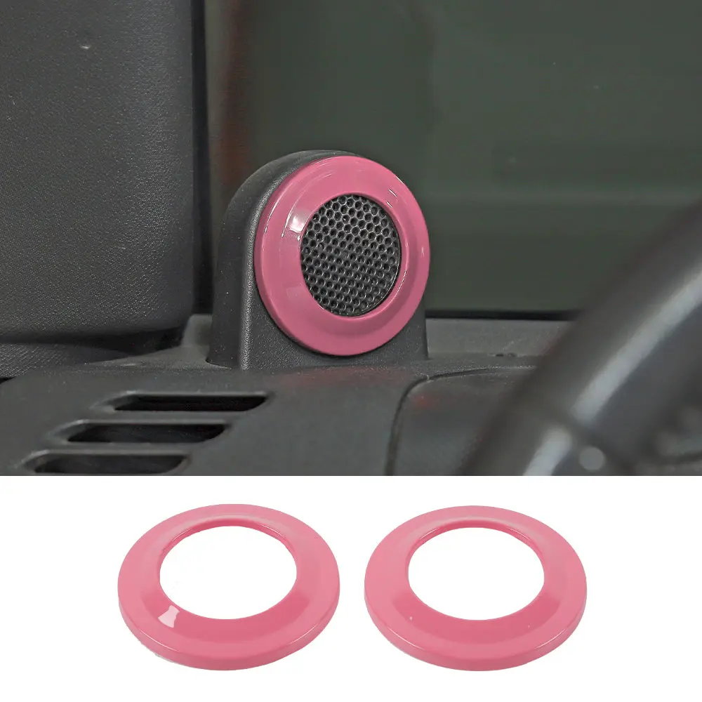 For 2007-2014 Jeep Wrangler JK JKU A-Pillar Speaker Ring Cover Trim - Image 13