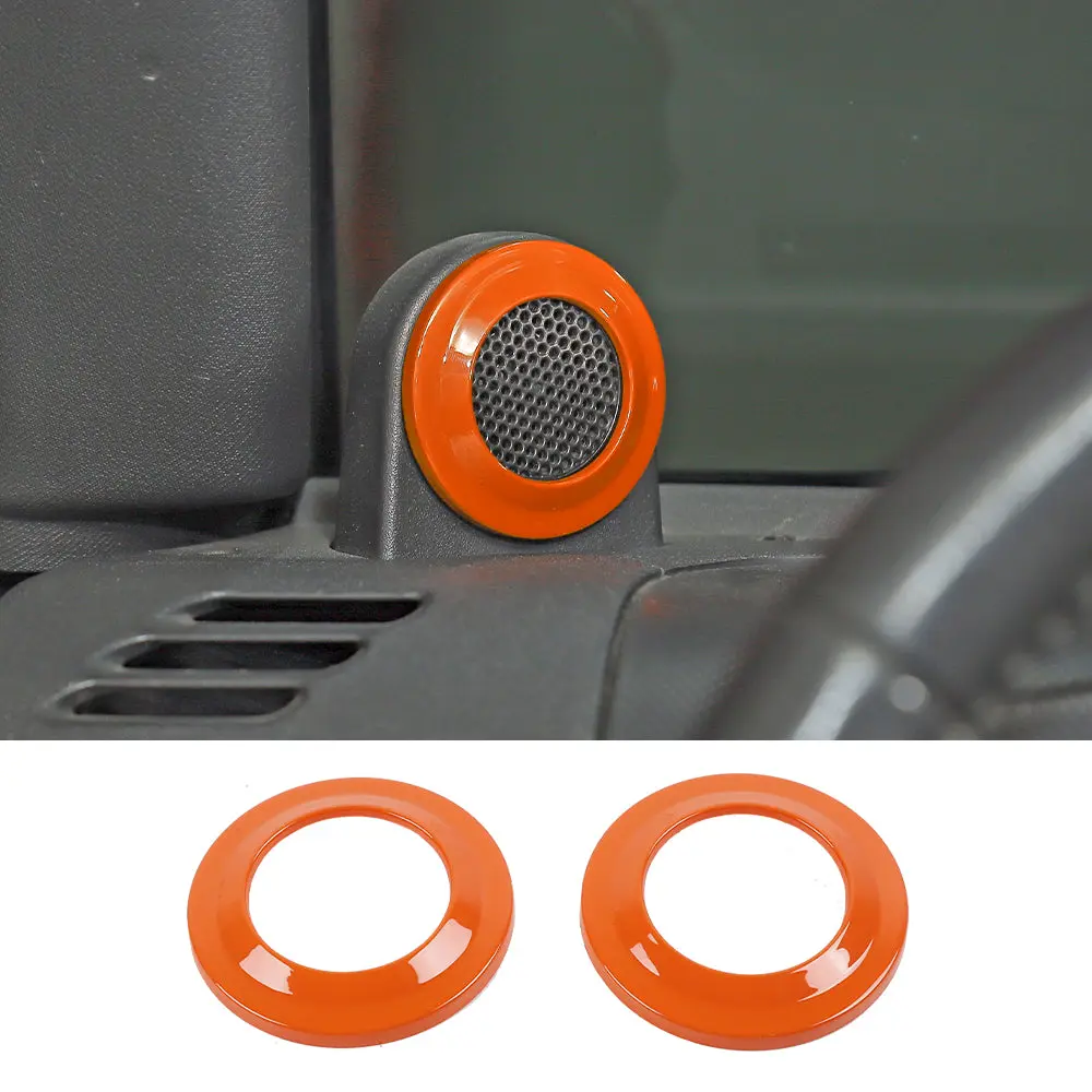 For 2007-2014 Jeep Wrangler JK JKU A-Pillar Speaker Ring Cover Trim - Image 14