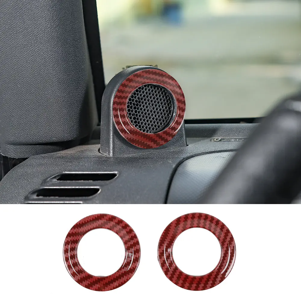For 2007-2014 Jeep Wrangler JK JKU A-Pillar Speaker Ring Cover Trim - Image 15