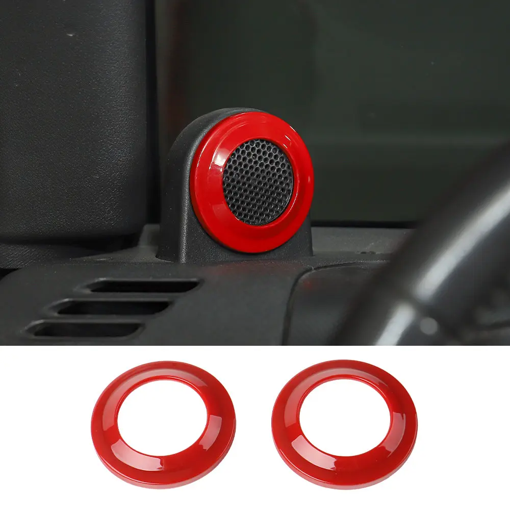 For 2007-2014 Jeep Wrangler JK JKU A-Pillar Speaker Ring Cover Trim - Image 9