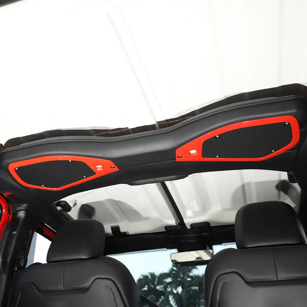 For 2024+ Jeep Wrangler JL & Gladiator JT A-Pillar & Top Roof mount Speaker Decor Ring Trim - Image 5