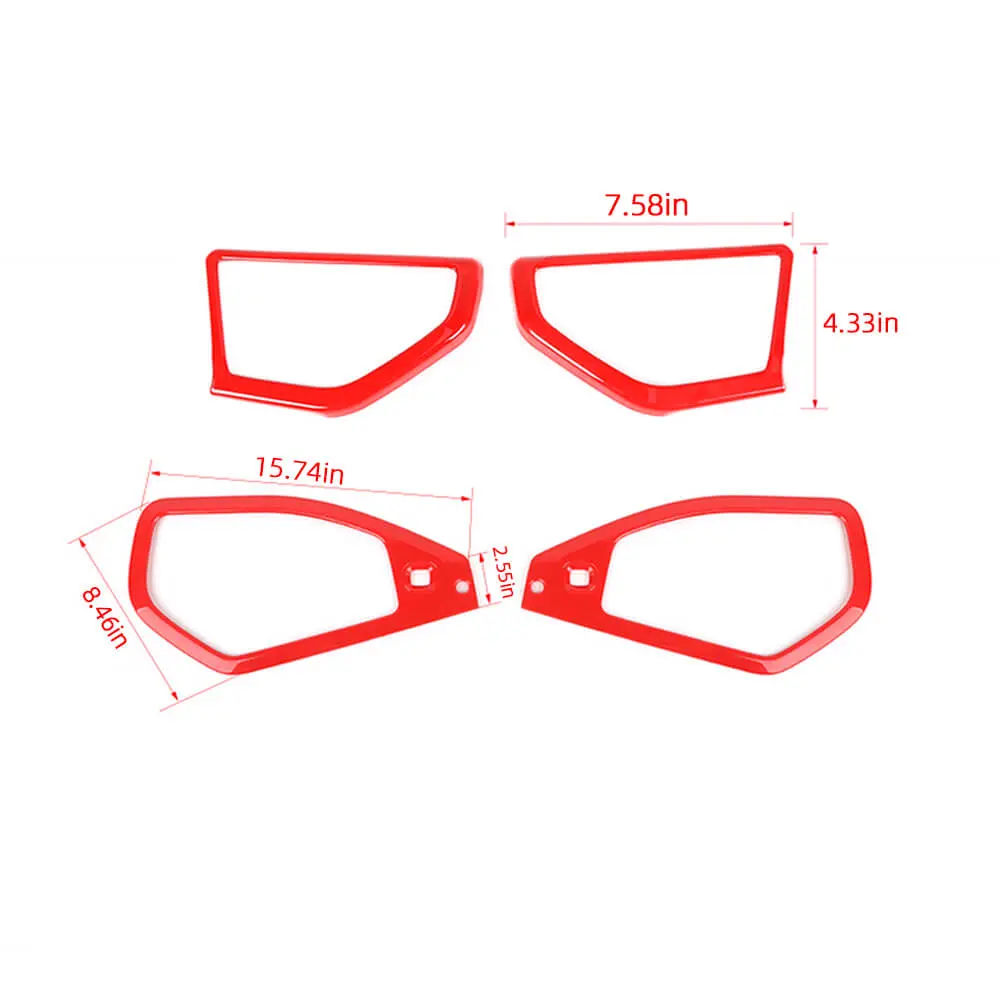 For 2024+ Jeep Wrangler JL & Gladiator JT A-Pillar & Top Roof mount Speaker Decor Ring Trim - Image 9