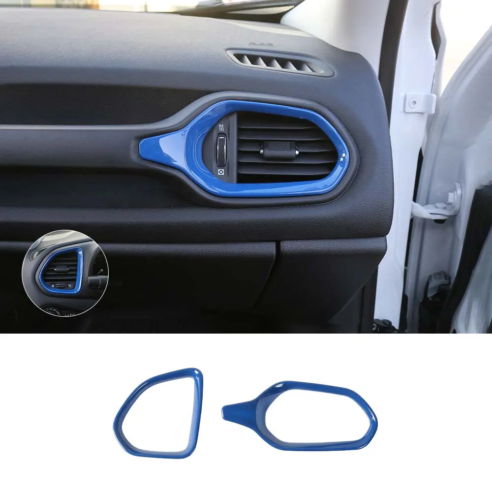 For 2015+ Jeep Renegade Dashboard Left & Right Air Conditioning Vent Cover Ring Trim Cover - Image 10
