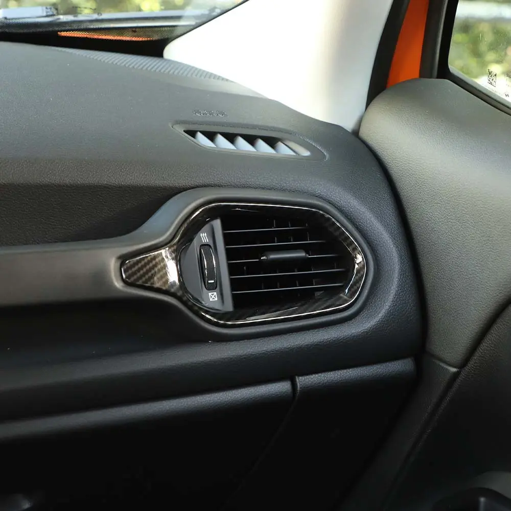 For 2015+ Jeep Renegade Dashboard Left & Right Air Conditioning Vent Cover Ring Trim Cover - Image 4