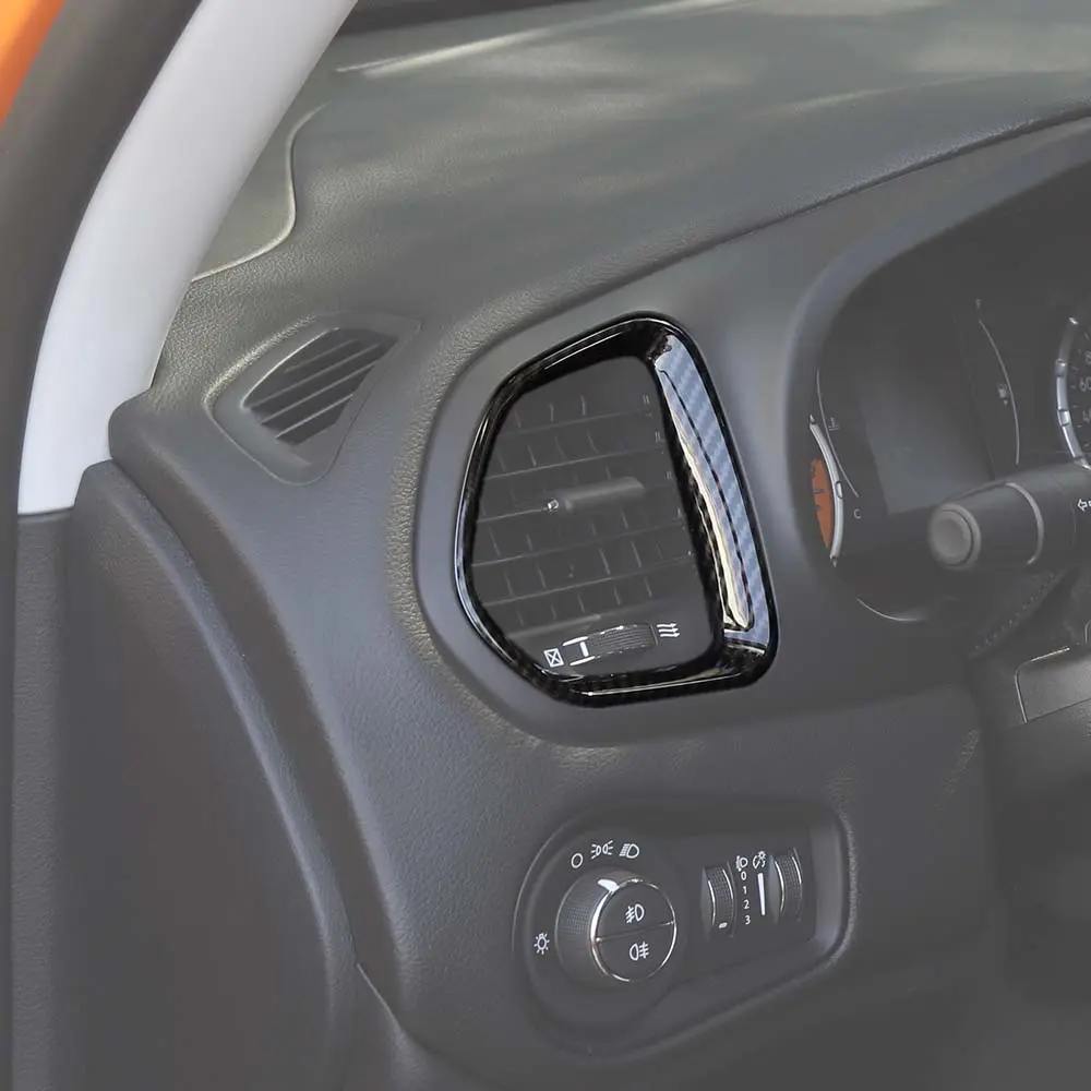 For 2015+ Jeep Renegade Dashboard Left & Right Air Conditioning Vent Cover Ring Trim Cover - Image 6