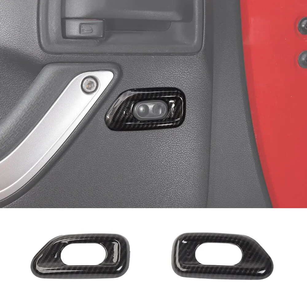 For 2011-2018 Jeep Wrangler JK Door Handle Lock Switch Button Cover Decoration Frame Trim