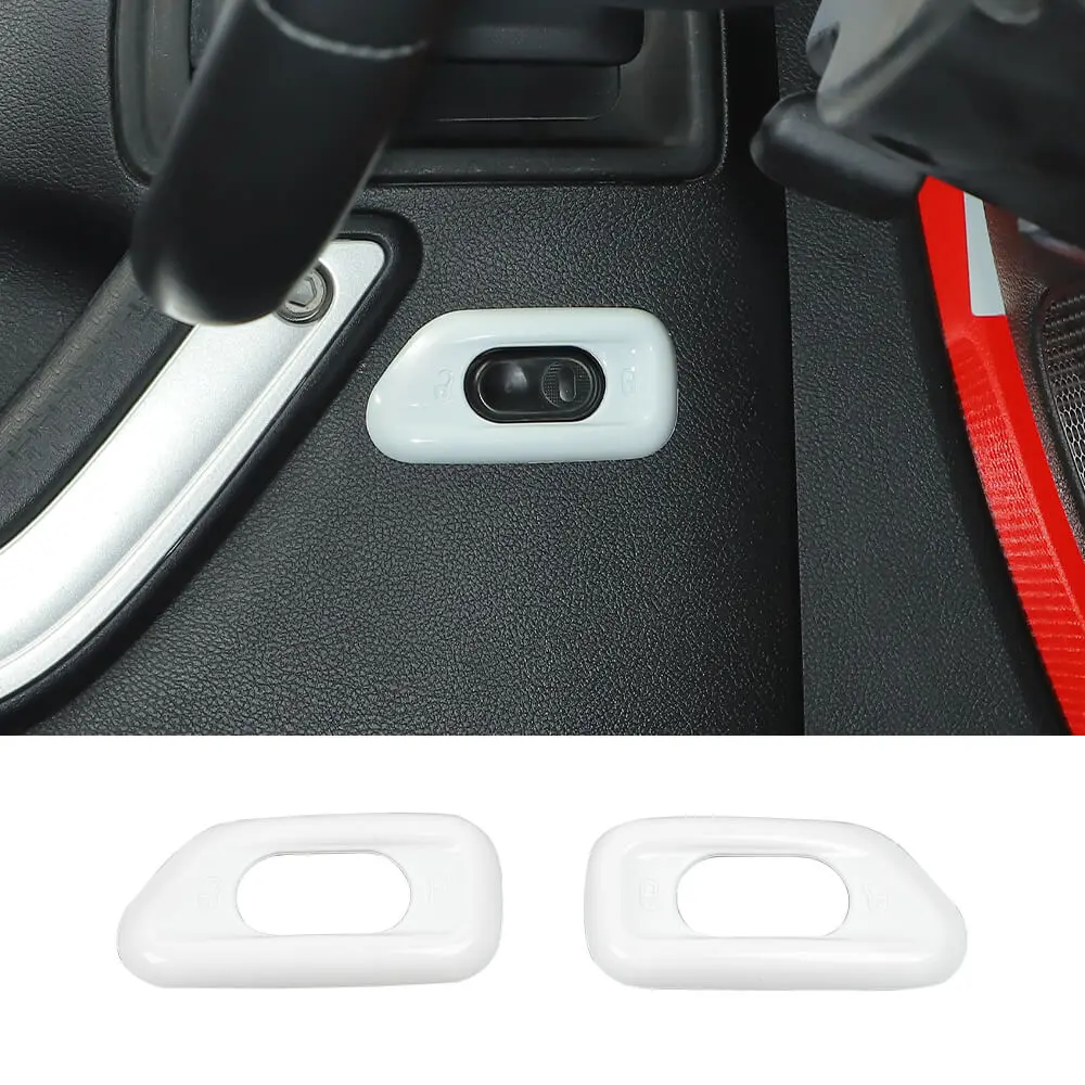For 2011-2018 Jeep Wrangler JK Door Handle Lock Switch Button Cover Decoration Frame Trim - Image 15