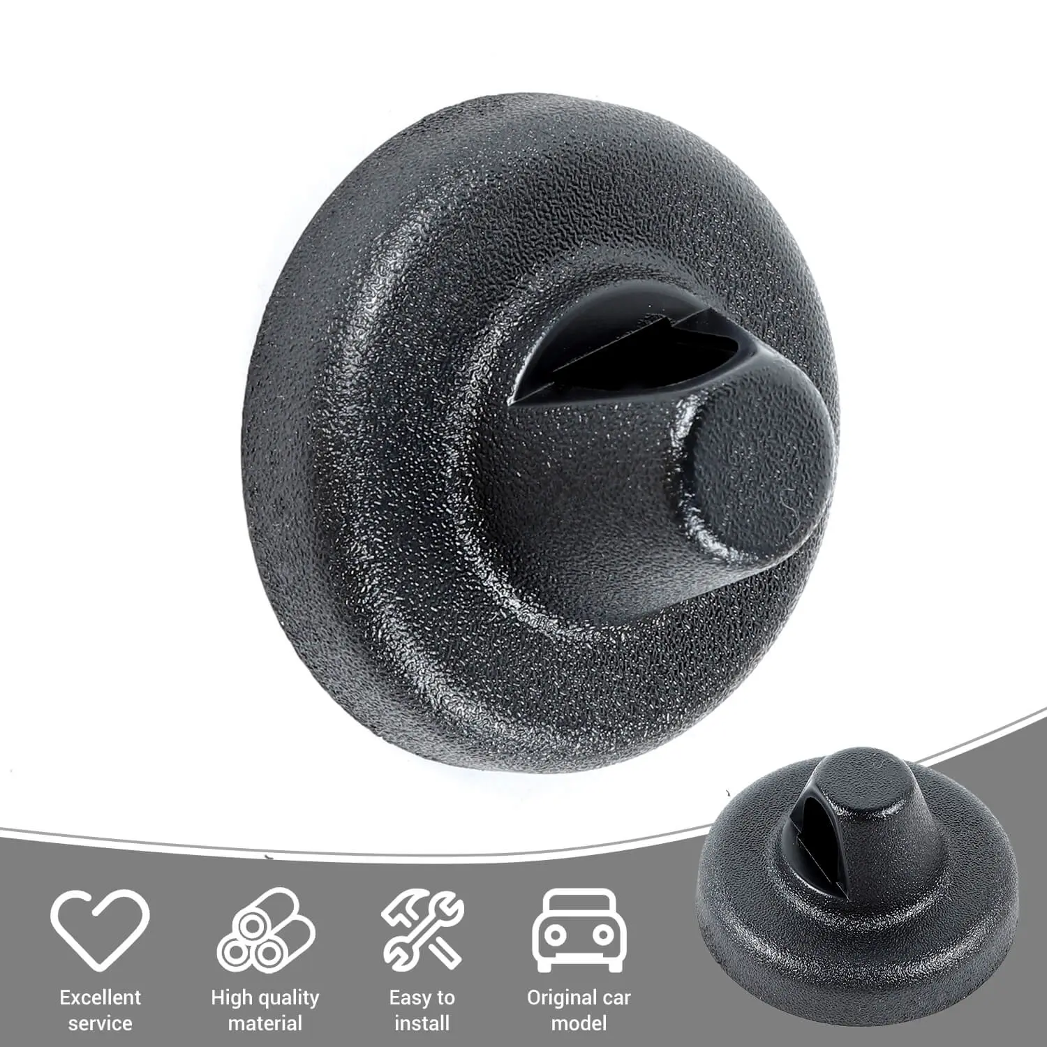 For 2007-2023 Wrangler JL JK Gladiator JT Radio Antenna Base Cover Aerial Trim Decoration ABS - Image 6