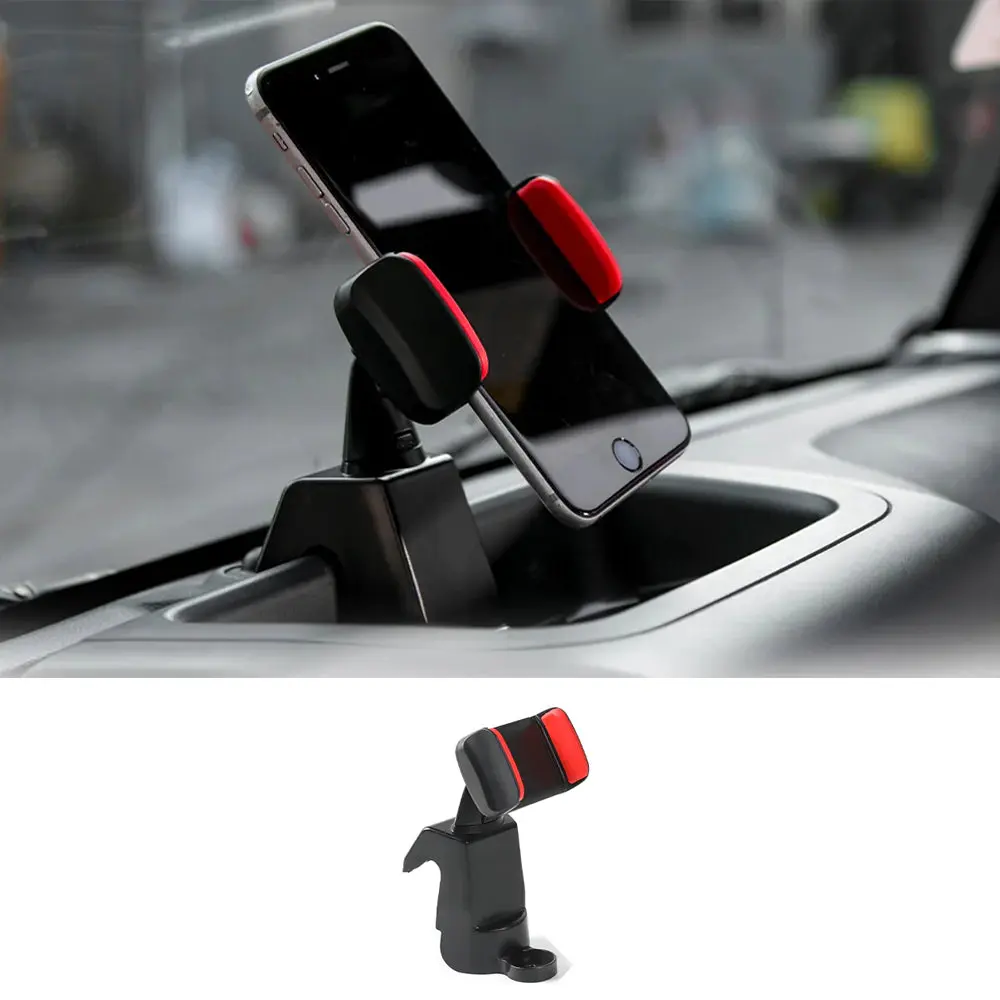 For 2012-2018 Jeep Wrangler JK JKU Adjustable Car Phone Holder Cellphone Mount Bracket