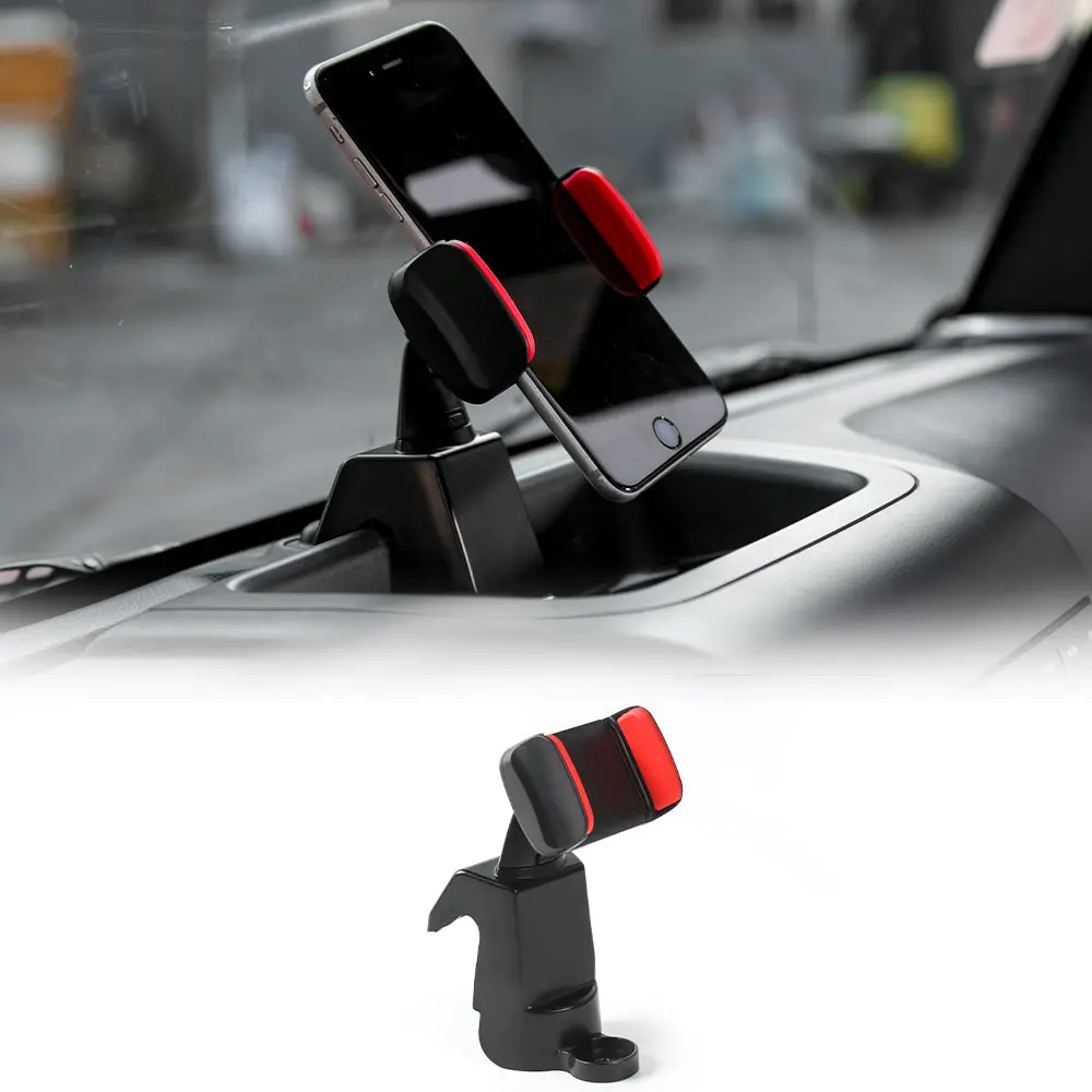 For 2012-2018 Jeep Wrangler JK JKU Adjustable Car Phone Holder Cellphone Mount Bracket - Image 8
