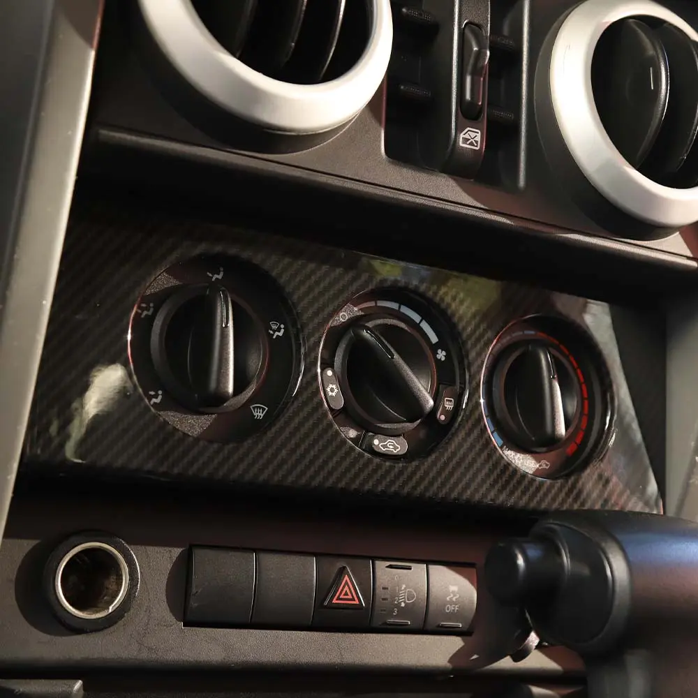 For 2007-2010 Jeep Wrangler JK Air Conditioning Switch Knob Panel Trim Frame Dash Board Cover - Image 6