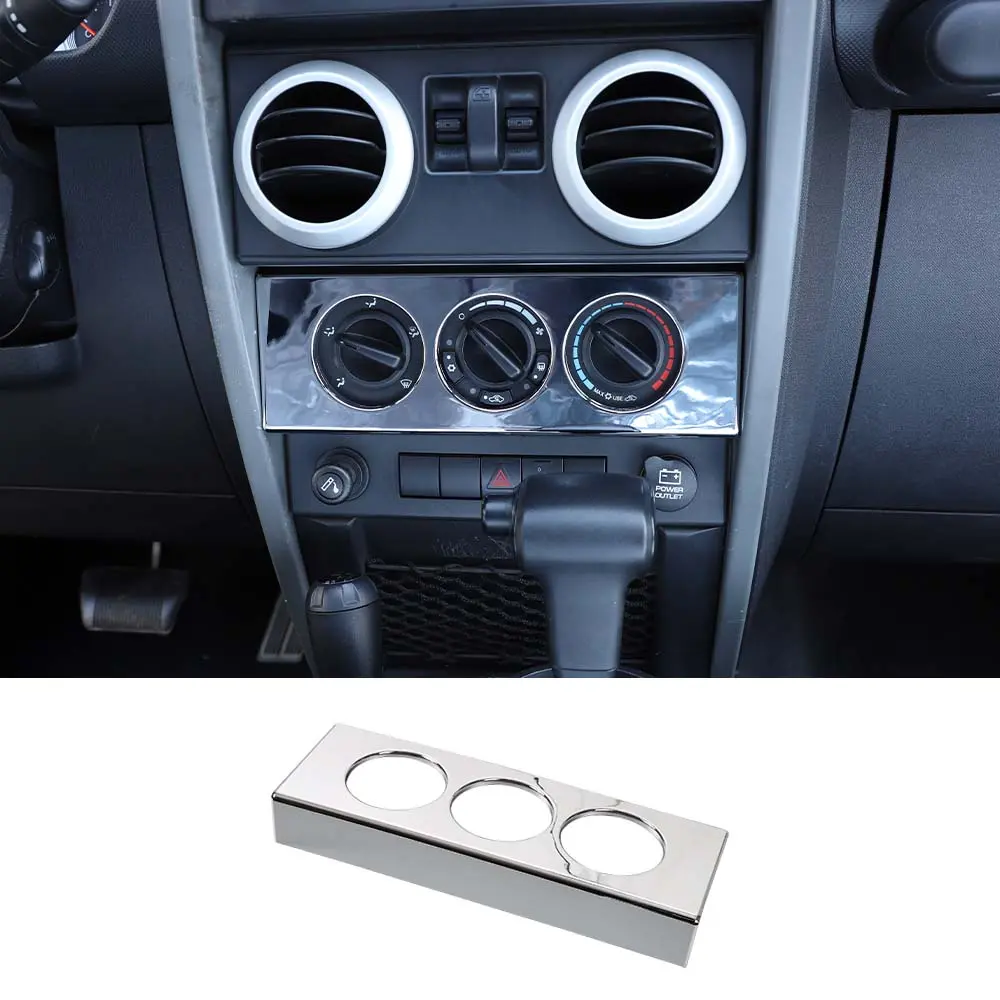 For 2007-2010 Jeep Wrangler JK Air Conditioning Switch Knob Panel Trim Frame Dash Board Cover - Image 8