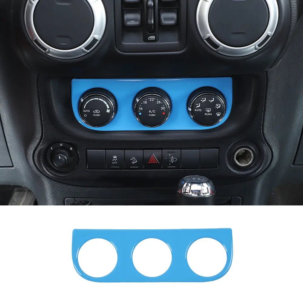 For 2011-2018 Jeep JK Wrangler Air Conditioner Switch Panel Cover Trim Bezel - Image 10