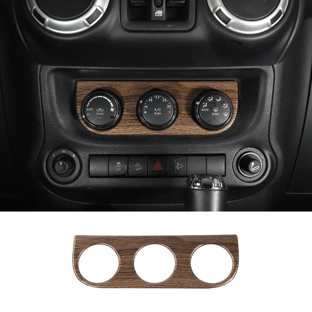 For 2011-2018 Jeep JK Wrangler Air Conditioner Switch Panel Cover Trim Bezel - Image 11
