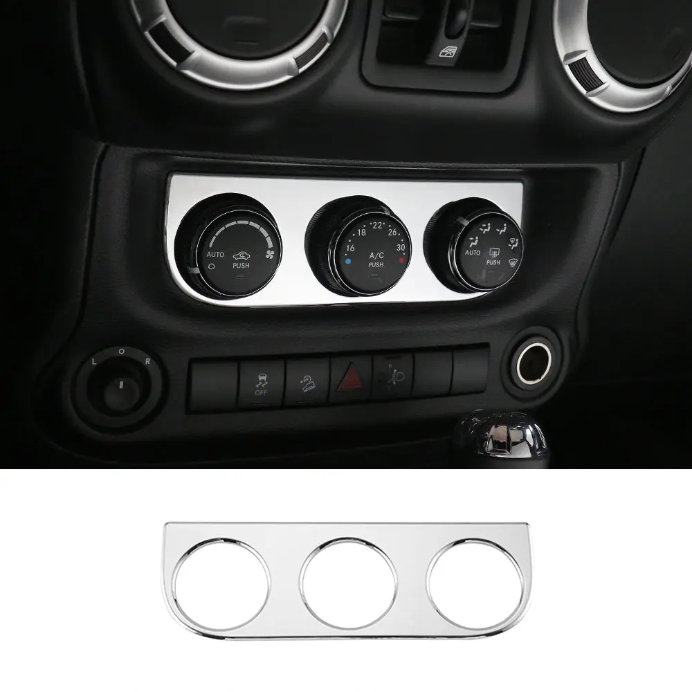 For 2011-2018 Jeep JK Wrangler Air Conditioner Switch Panel Cover Trim Bezel - Image 12