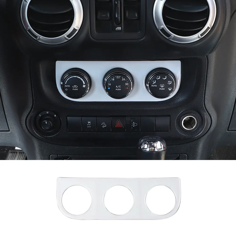 For 2011-2018 Jeep JK Wrangler Air Conditioner Switch Panel Cover Trim Bezel - Image 13
