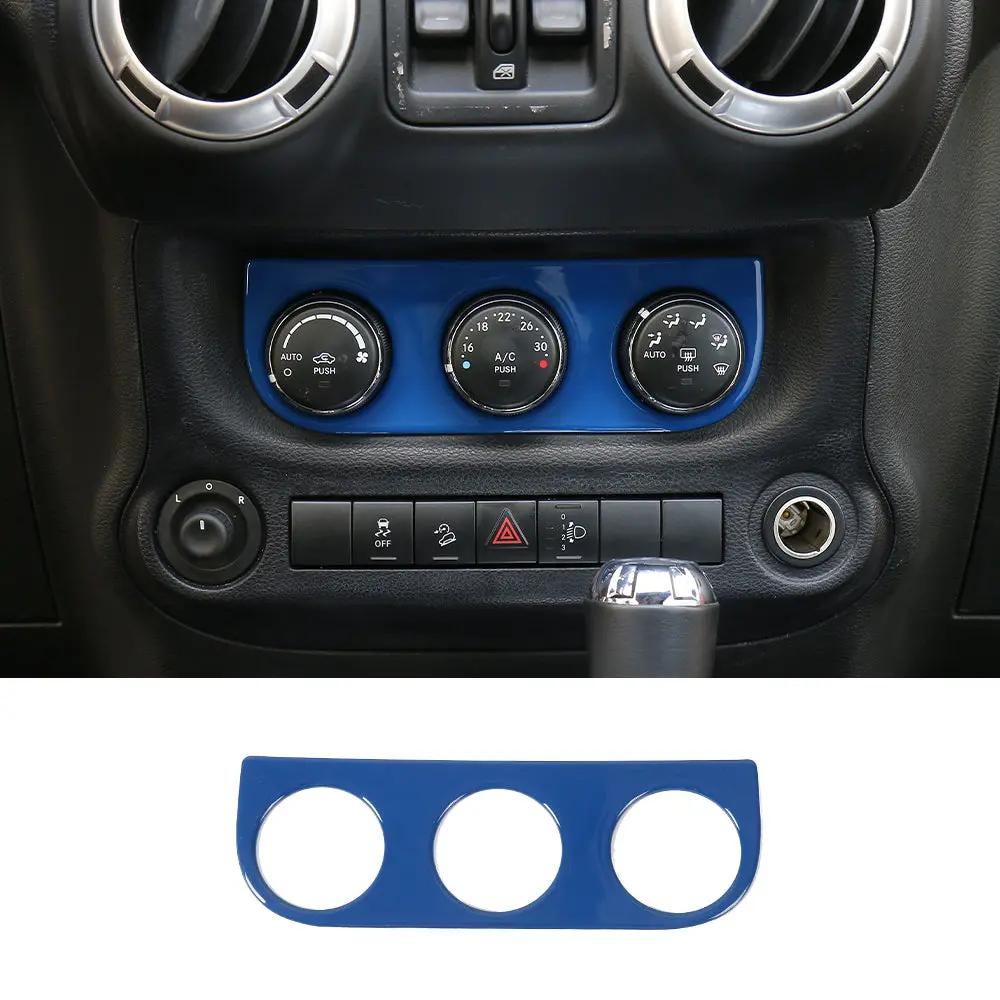 For 2011-2018 Jeep JK Wrangler Air Conditioner Switch Panel Cover Trim Bezel - Image 15