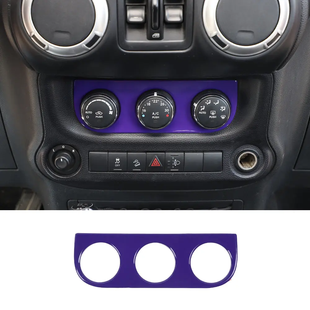 For 2011-2018 Jeep JK Wrangler Air Conditioner Switch Panel Cover Trim Bezel - Image 16