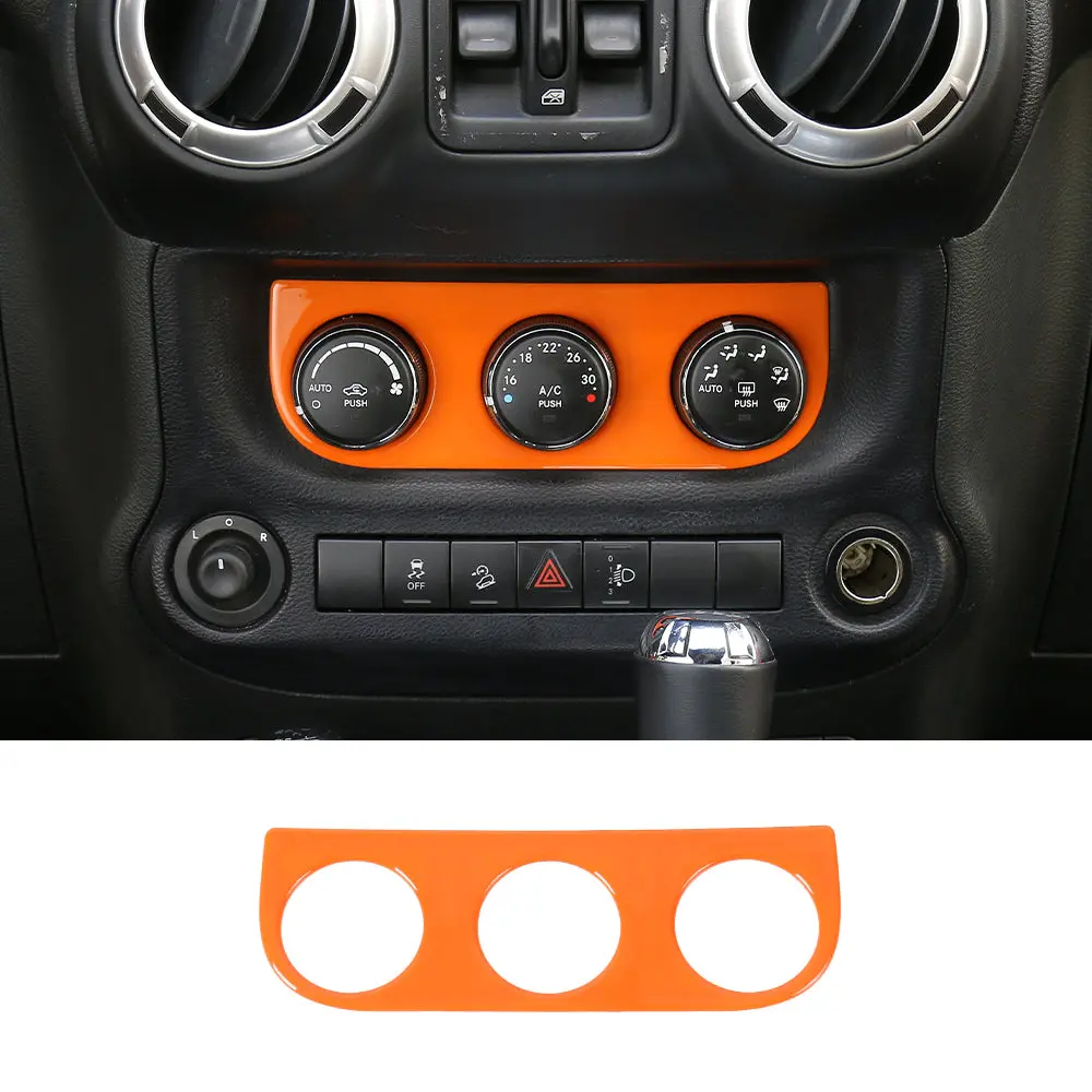 For 2011-2018 Jeep JK Wrangler Air Conditioner Switch Panel Cover Trim Bezel - Image 17