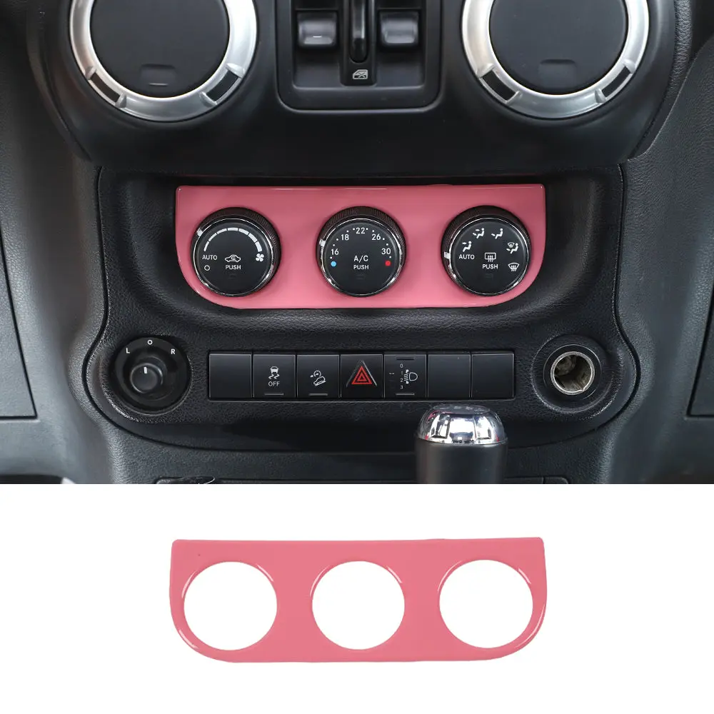 For 2011-2018 Jeep JK Wrangler Air Conditioner Switch Panel Cover Trim Bezel - Image 18