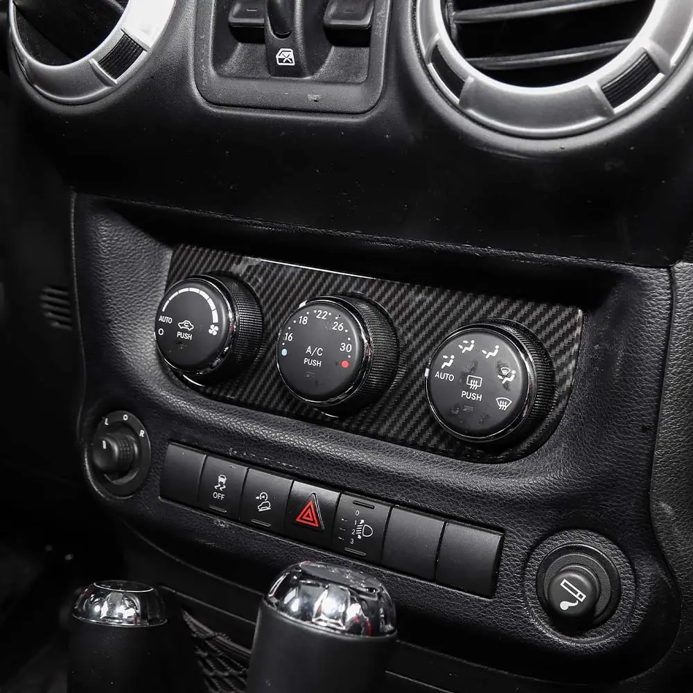For 2011-2018 Jeep JK Wrangler Air Conditioner Switch Panel Cover Trim Bezel - Image 5