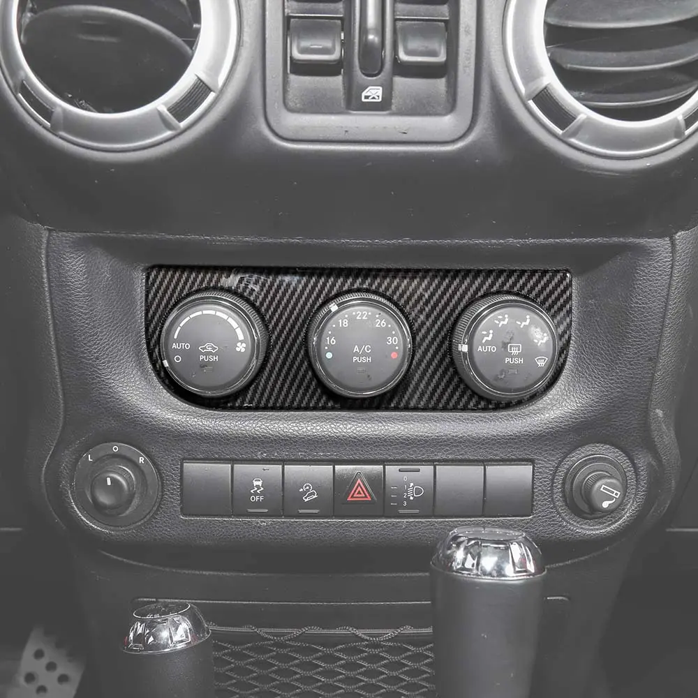 For 2011-2018 Jeep JK Wrangler Air Conditioner Switch Panel Cover Trim Bezel - Image 6