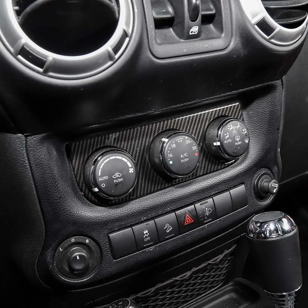 For 2011-2018 Jeep JK Wrangler Air Conditioner Switch Panel Cover Trim Bezel - Image 7
