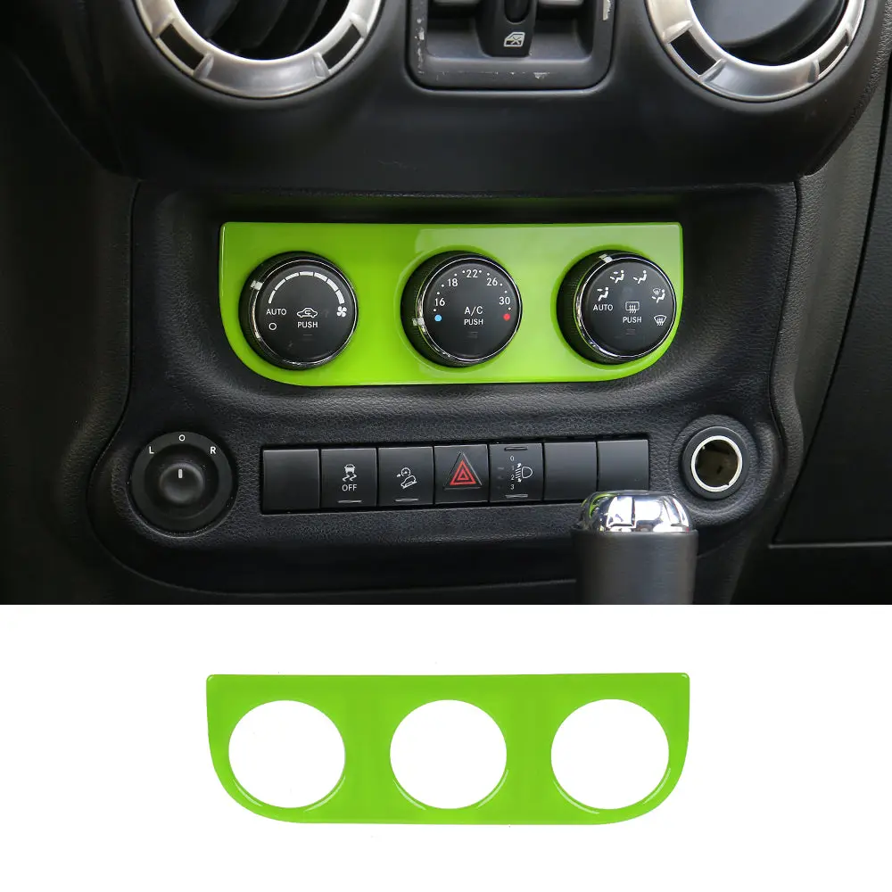For 2011-2018 Jeep JK Wrangler Air Conditioner Switch Panel Cover Trim Bezel - Image 9