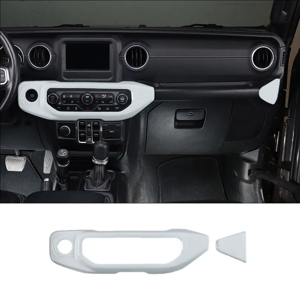 For 2018–2023 Jeep Wrangler JL & Gladiator JT Air Conditioning Switch Panel Cover Trim – Interior Accent - Image 18
