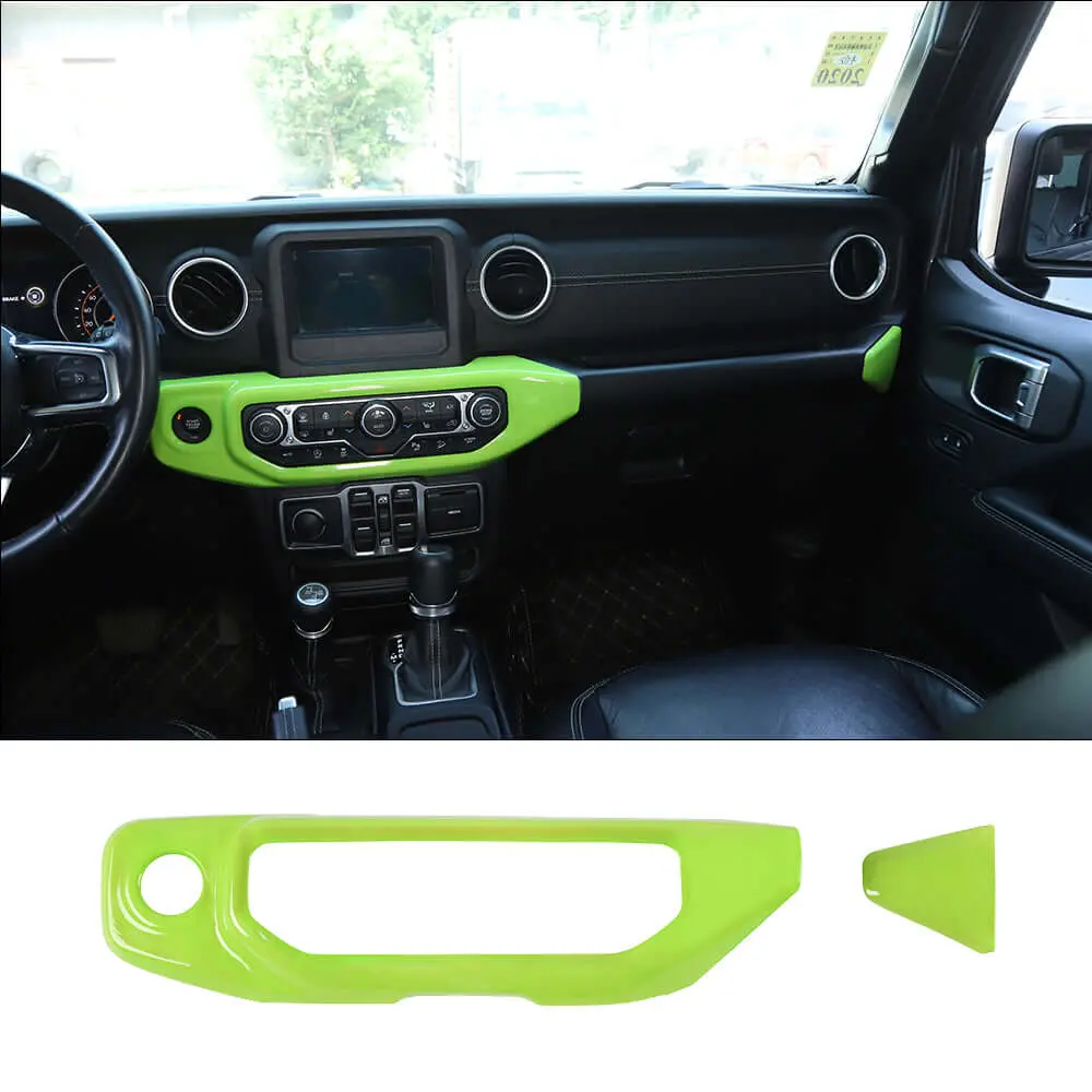 For 2018–2023 Jeep Wrangler JL & Gladiator JT Air Conditioning Switch Panel Cover Trim – Interior Accent - Image 9