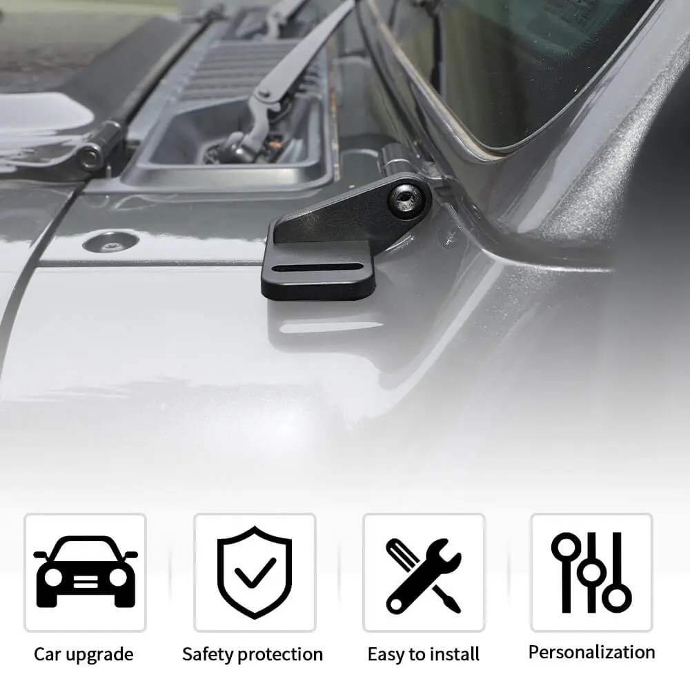 For 2018+ Jeep Wrangler JL JLU & Gladiator JT 2x A-pillar Light Lamp Pod Bracket Mount Support Aluminum - Image 6