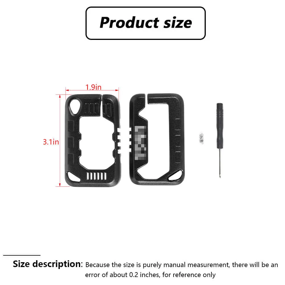 For 2018+ Jeep Wrangler JL & Gladiator JT Aluminum Alloy Key Case Trim Cover Shell Protector - Image 6