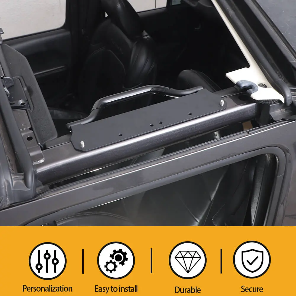 For 2018+ Jeep Wrangler JL Gladiator JT Alloy/Iron Car Roof Hard Top Grab Handles - Image 7