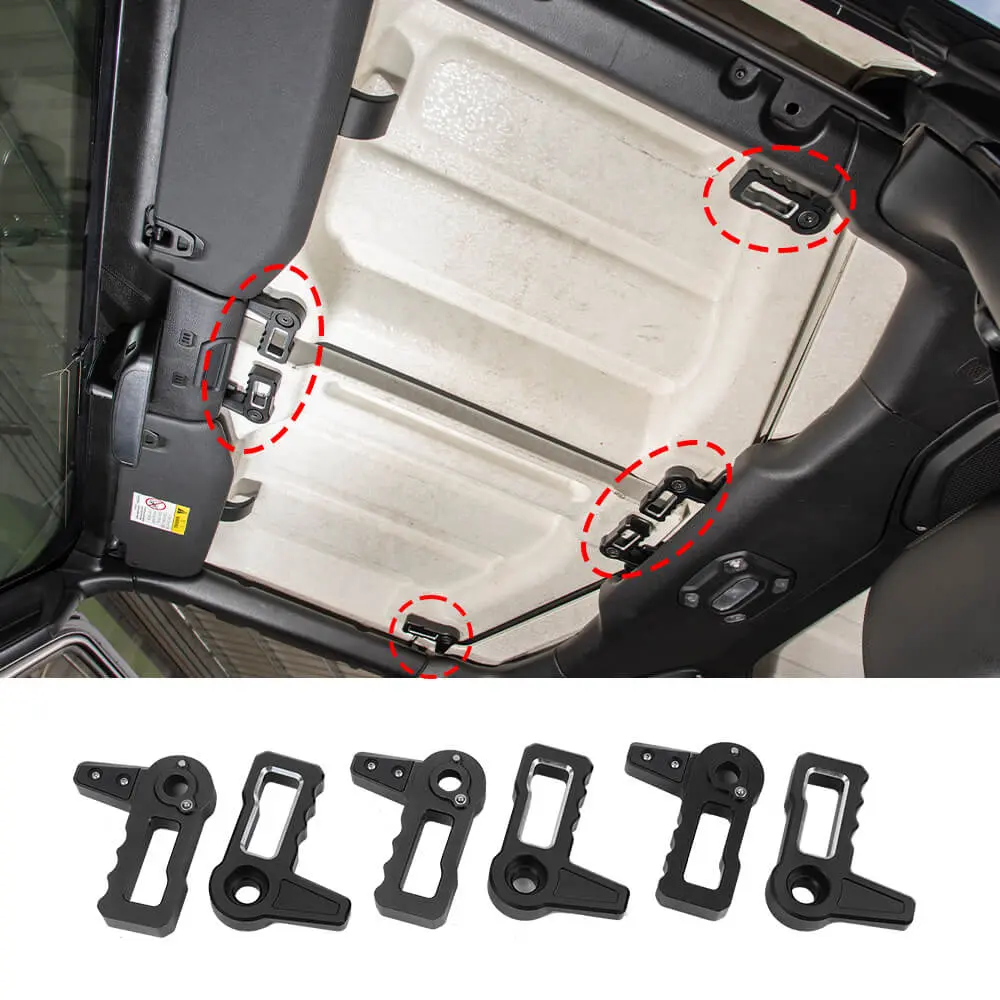 For 2018+ Jeep Wrangler JL & Gladiator JT Aluminum Top Hardtop Removal Switch Trim - Image 11