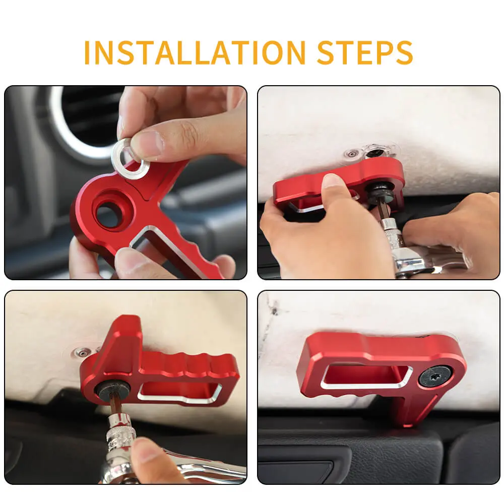 For 2018+ Jeep Wrangler JL & Gladiator JT Aluminum Top Hardtop Removal Switch Trim - Image 5