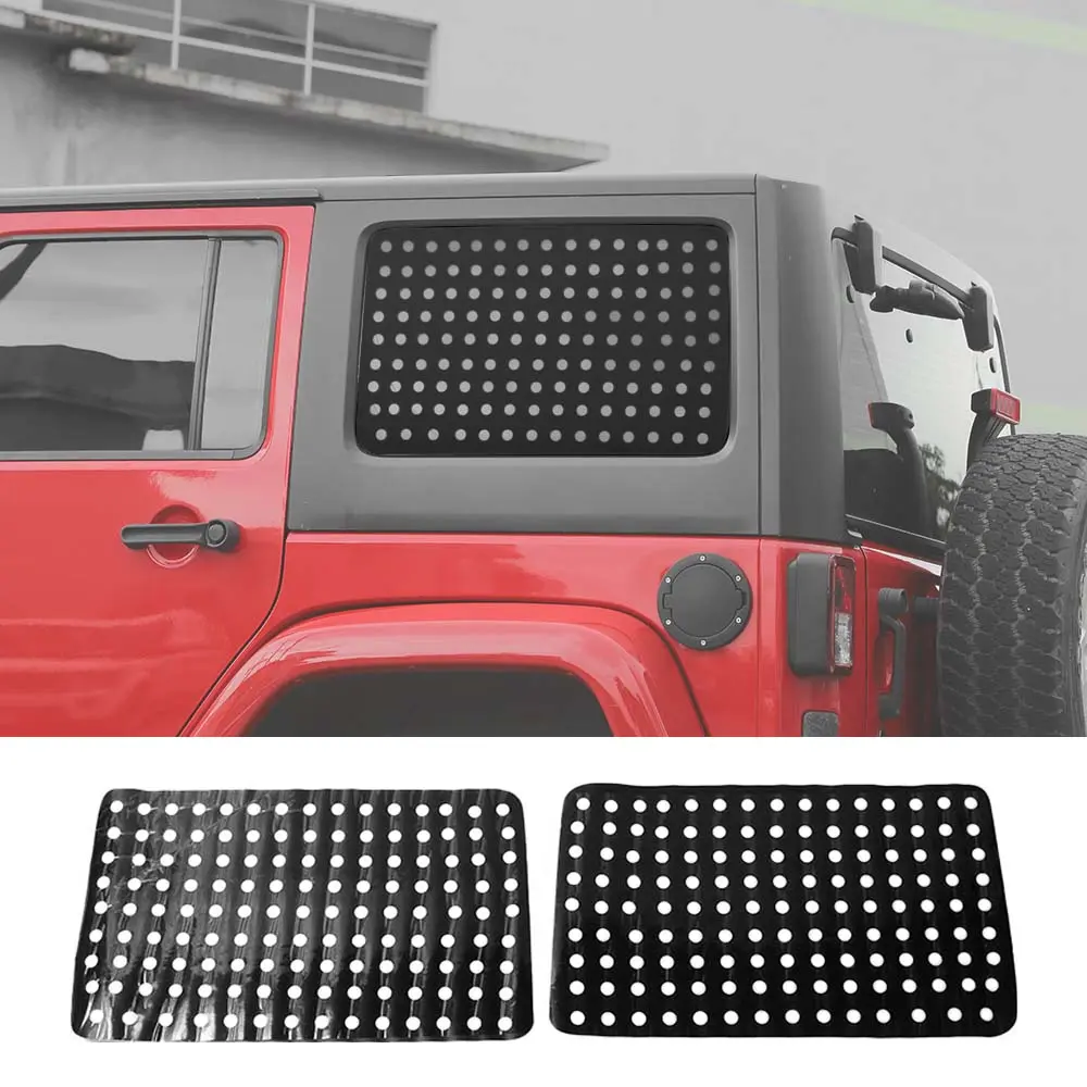 For 2011-2018 Jeep Wrangler JKU Rear Window Sticker Decal , American Flag - Image 10