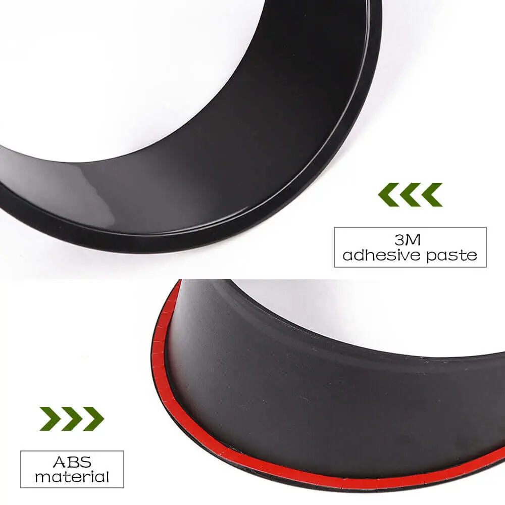 For 2018-2023 Jeep Wrangler JL Gladiator JT Sport Angry Eyes Front Headlight Bezels Trim - Image 10