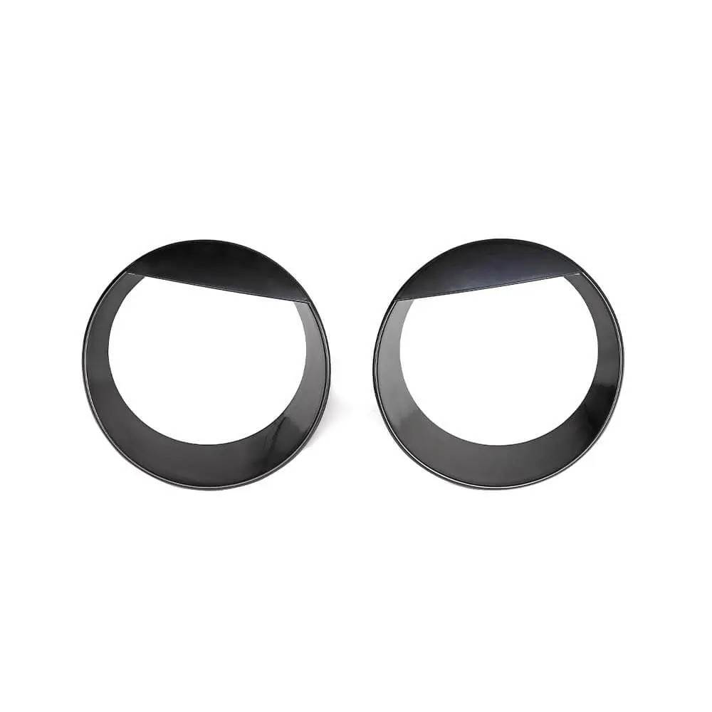 For 2018-2023 Jeep Wrangler JL Gladiator JT Sport Angry Eyes Front Headlight Bezels Trim - Image 12
