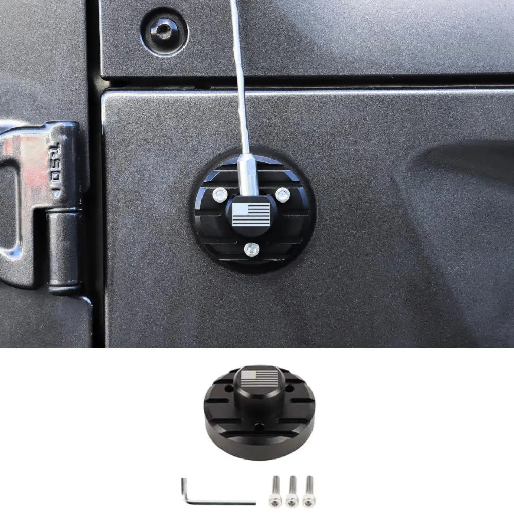 For 2007-2023 Jeep Wrangler JL JK JT Antenna Base Trim Replacement AM FM Adapter - Image 9